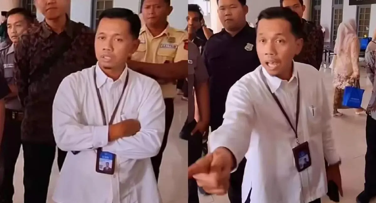 Viral aksi mahasiswa dan pihak rektorat Universitas Negeri Yogyakarta (UNY) yang menyoroti isu SPPG dalam demonstrasi di lingkungan kampus. (Sumber: Instagram @gardabiru_uny)