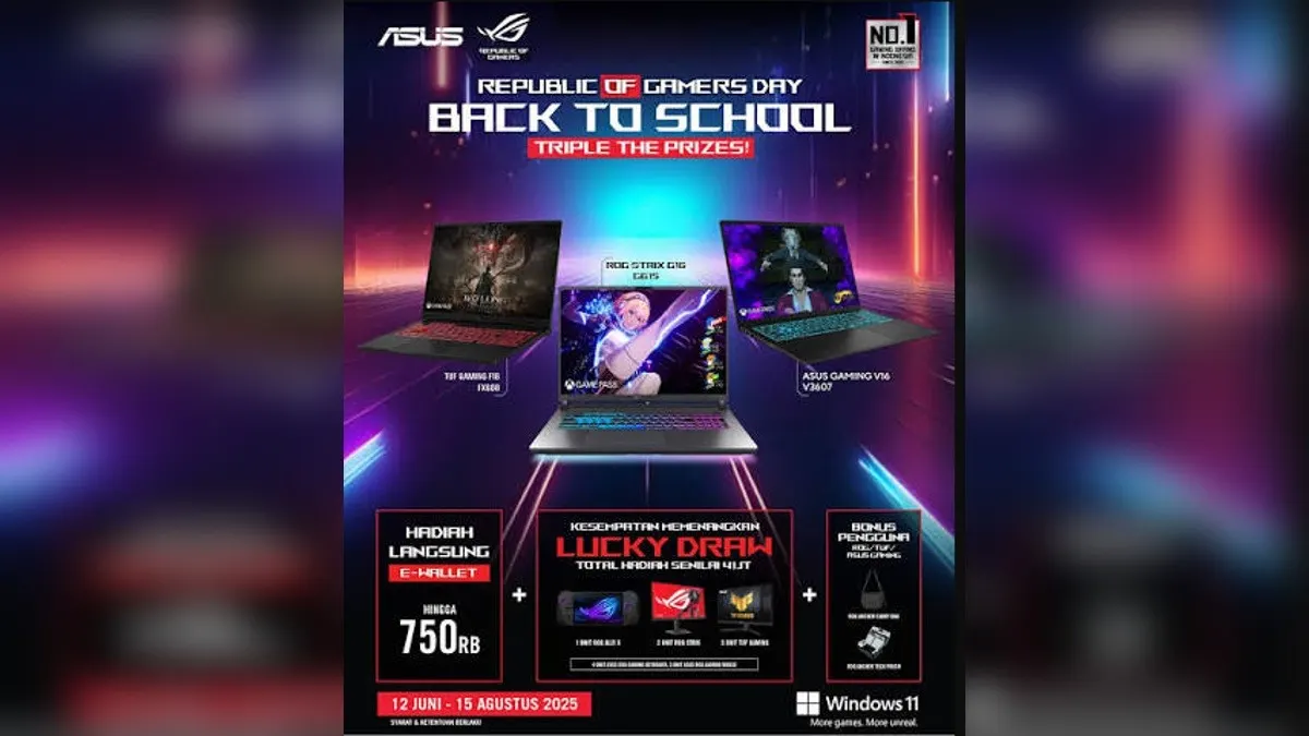 Promo menarik ASUS ROG terbaru edisi Back to School 2026